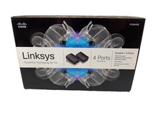 Linksys Powerline AV Network Adapter Set, (PLSK400-NP), Excellent Condition picture