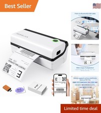 Versatile 4x6 Wireless Label Printer with Bluetooth - Perfect for Home Offices picture