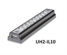 10-Port Powered Hi-Speed USB 2.0 Desktop Hub - Manhattan 161572, UH2-IL10 picture