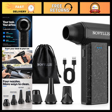 High-Power Electric Air Duster, 3-Speed Mini Blower, 280000RPM, Compact & Lightw picture