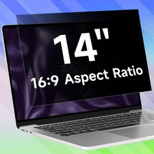 14 Inch 16:9 Laptop Privacy Shield, Anti Scratch Filter & Anti Blue Light Glare picture