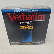 Verbatim DataLife Diskettes MF 2HD IBM Formatted 3.5