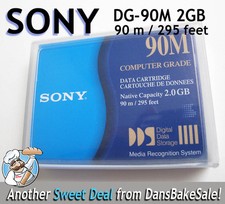 Sony DG90M DDS 2 GB Data Cartridge 90 m / 295 feet New Single Cartridge picture