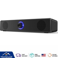 Sleek USB-A Powered Dual Speakers with 3.5mm AUX - Immersive Audio Experience picture