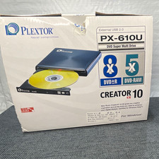 RARE New in Box Plextor PX-610U External Slim DVD Burner Multi-Drive – Brand New picture
