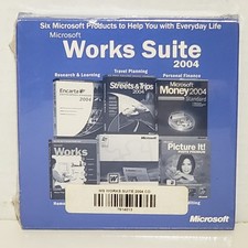 Microsoft Works Suite 2004 Software PC CD Software w/ Product Key and Code New picture