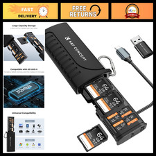 2-in-1 SD Card Reader Adapter, UHS-II SD 4.0, Micro SD & USB 3.1 High-Speed Tran picture