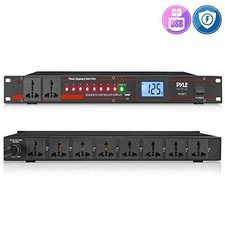 Pyle PCO875 13 Amp 2000W Rack Mount Digital Power Supply Controller Regulator picture