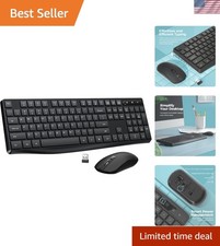 Smart Power-Saving Wireless Keyboard & Mouse Combo - Universal Compatibility picture