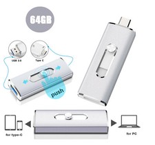 64GB 2 in 1 OTG USB 3.0 Flash Drive Memory Stick Thumb Drive for Android phone picture