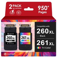 EaseFusion 260XL 261XL Replacement for 2Pack, 2Pack picture