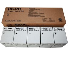 Ricoh JP-30 (817113) Black Ink Cartridge, Box of 5 picture