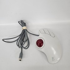Logitech Trackball TrackMan Marble Ball Mouse T-CH11 Computer PC PS2 Tested picture