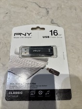 PNY - Attaché 4 16GB USB 2.0 Flash Drive - Black by USB picture