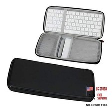 Hard Travel Case for Apple Magic Keyboard MLA22LL/A + Trackpad 2 PU Black picture
