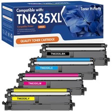 4 Pack Toner Cartridge Set for Brother Laser Printers TN635XL MFC-EX575 picture