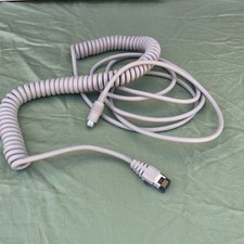 Authentic IBM 72X8537 Coiled Keyboard Cable with SDL to PS/2 4pin Din Connectors picture
