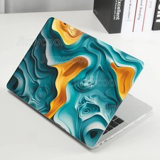 2x PVC Removable Laptop Beige Sticker Scratch Resistant Protective Cover picture