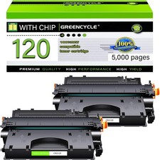 GREENCYCLE 2PK CRG-120 C120 Toner Cartridge Fit for Canon ImageClass D1520 D1550 picture