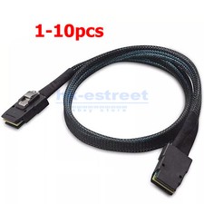 Lot SFF-8087 to SFF-8087 Mini SAS 36-Pin Server Hard Disk RAID 6G Data Cable 1M picture