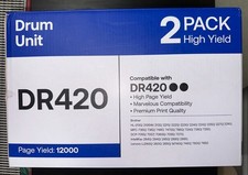 Drum unit 2 pack compatible with DR420, high page yield, black picture
