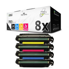 8X Eurotone Eco Toner For HPE Color LaserJet Enterprise M-750-N CP-5525-DN picture
