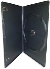 Single (1-Disc) BLACK 7mm DVD Boxes 10-Pak picture