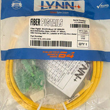 LYNN SC Fiber Pigtail Single-Mode OS2 3m Yellow Optical Cable T12-SA119-BL picture