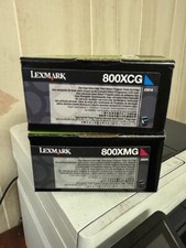 New Lexmark  800XMG 800XCG NEW SEALED BOXES. SHIPS FREE picture