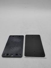 Leviton 3054-E Blank Wall Plate, Single-Gang, Thermoplastic, Black picture