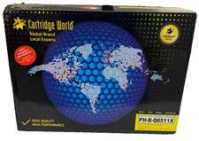 Cartridge World PH‑B‑Q6511X Premium Black Toner for HP 11X Q6511X Canon Cart 110 picture