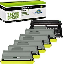 5PK TN360 Toner + 1PK DR360 Drum Compatible with Brother MFC-7345N MFC-7345DN picture