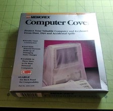 1991 Memorex Computer & Keyboard Dust Cover Model #3202‐2195 In Box picture