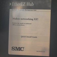 SMC EtherEZ Hub Quick Install Guide picture