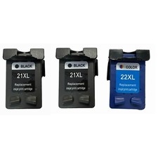 3 Pack HP 21XL 22XL Ink Cartridge PSC 1417 OfficeJet J3680 4315 4315v 4315xi picture