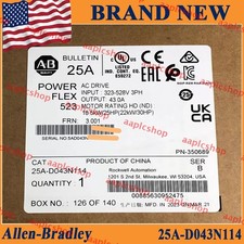 NEW NEW PLC 25A-D043N114 AB PowerFlex 523 22kW (30Hp) AC Drive 25AD043N114 picture