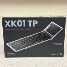 ProtoArc XK01 TP Folding Portable Keyboard FulL Foldable Keyboard with Touchpad picture