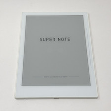 Ratta Supernote A6 X 32GB 7.8in Tablet White With Leather Black Folio Very Good picture