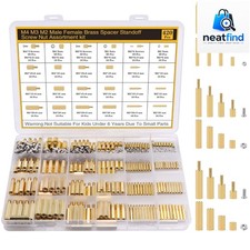 High-Quality Brass & Stainless Steel Standoffs with Organized 420-Piece Kit picture