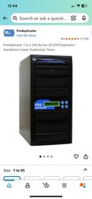 Produplicator 1 to 5 24X Burner CD DVD Duplicator - Standalone Copier Very Good picture