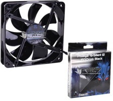 Phobya G-Silent 12 1600rpm Black Silent Edition 120x120x25mm 78352 4049469141141 picture