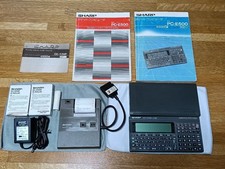 SHARP PC-E500 Pocket Computer with CE-126P Printer & Accessories Bundle Tested picture