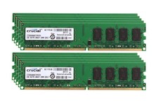 Lot Crucial 2GB 4GB 8GB 2Rx8 PC2-5300 DDR2 667Mhz 240pin DIMM RAM Desktop Memory picture
