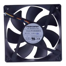 Foxconn PV123812DSPF 01 12038 DC12V 0.9A 12CM 4-Wire Silent Cooling Fan picture