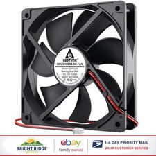120mm Brushless DC Cooling Fan for Desktop, 12V with Dual Ball Bearings picture