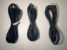 Lot of 3 - HongLin Power Cord HL002 3 Prong 10 Amp 125 Volt 6Ft E254927 picture