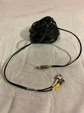 MOGAMI BLACK 30' FOOT SECURITY CAMERA CABLE WIRE MALE ENDS picture