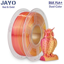 JAYO 1.75mm SILK PLA+ 3D Printer Filament Dual-Color Tri-Color Shiny 1.1KG Quad- picture