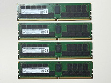 Set of 4 32Gb (128GB) DDR4 Pc4-2400 2rx4 Server RAM Module Micron ECC Server Ram picture
