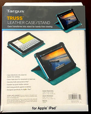 Targus Truss Leather Case & Stand for Apple iPad (1st Gen) , Black/Teal picture